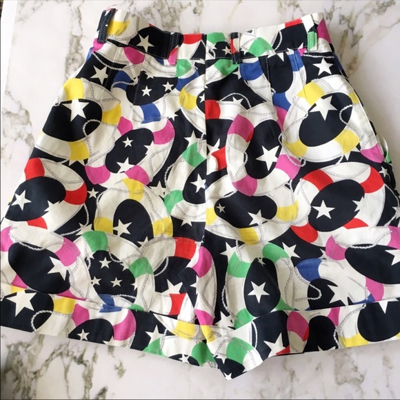 Escada colorful high waisted shorts - Picture 3 of 8